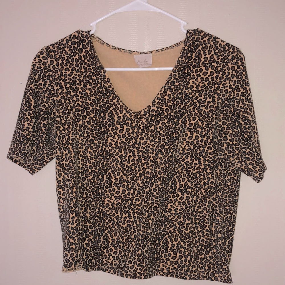 Fiorlini International Leopard Print Top in Size Small!